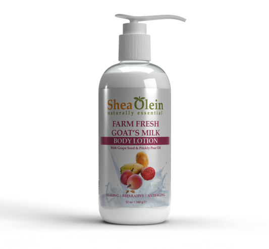 SHEA OLEIN BODY LOTION 12oz | FARM FRESH GOATS MILK