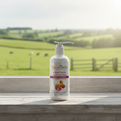 SHEA OLEIN BODY LOTION 12oz | FARM FRESH GOATS MILK