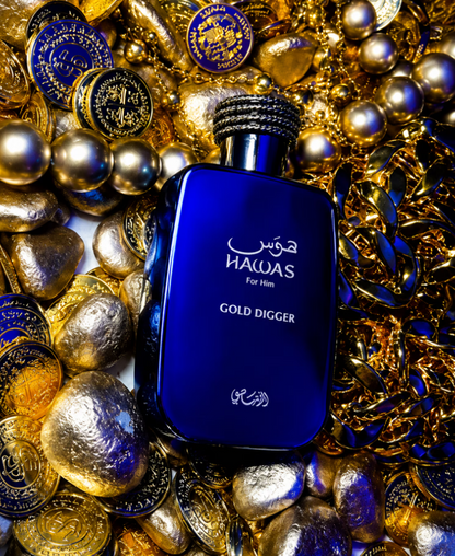 Rasasi Hawas For Him Gold Digger 100ml Perfume
