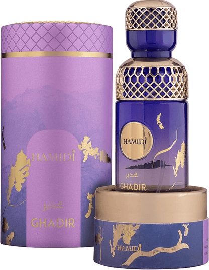HAMIDI GHADIR 100ml Eau de Parfum — elegant perfume bottle w/ luxurious design, symbolizing timeless beauty & refined grace.