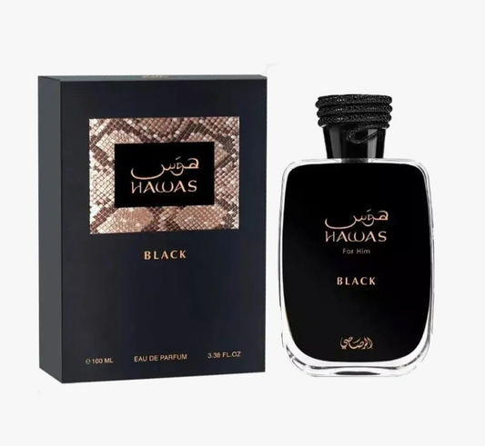 Hawas Black Eau de Parfum by Rasasi 100ml