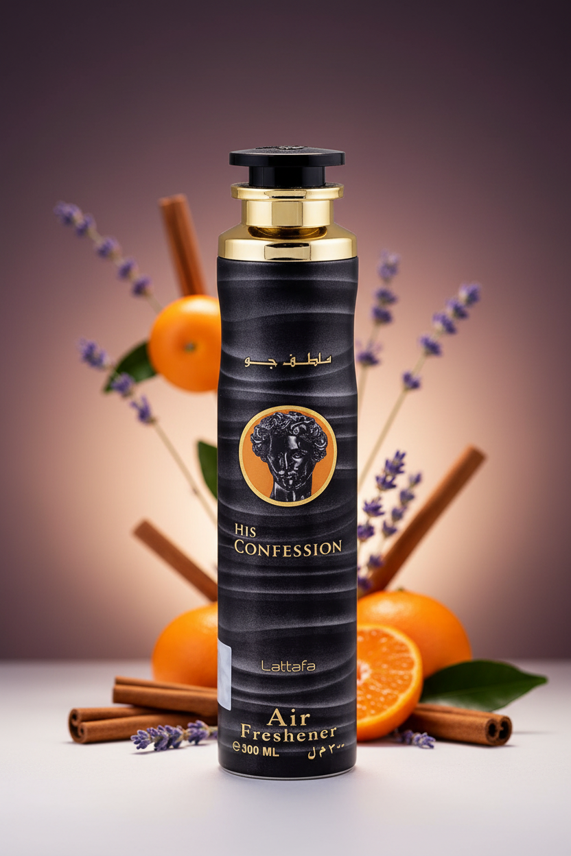 Lattafa Air Freshener His Confession 300ml 1ct Single