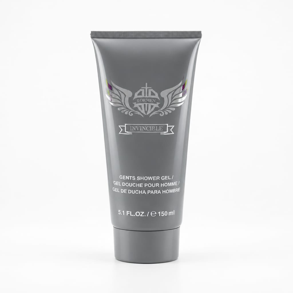Invincible V14 gray shower gel tube