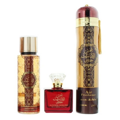 Ard Al Zaafaran Gift Set Shams Al Emarat Khususi 3ct Perfume
