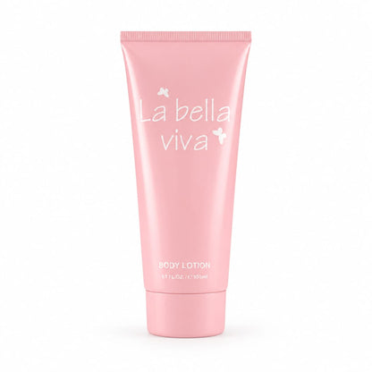 La Bella Viva V7 pink body lotion tube