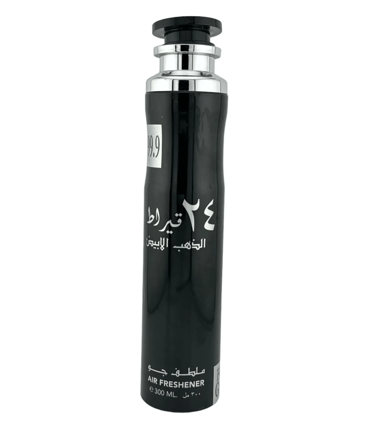 LATTAFA AIR FRESHENER 300ml 1ct 24 CARAT WHITE GOLD - SmellsPlus