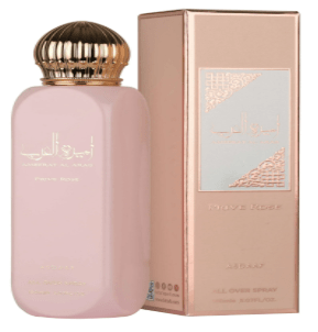 LATTAFA ALL OVER SPRAY AMEERAT AL ARAB PRIVE ROSE 150ml PERFUME - SmellsPlus