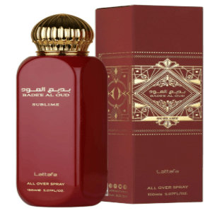 LATTAFA ALL OVER SPRAY BADEE AL OUD SUBLIME RED 150ml PERFUME - SmellsPlus