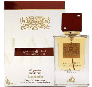 Lattafa Ana Abiyedh ROUGE Natural Perfume 60ml - SmellsPlus