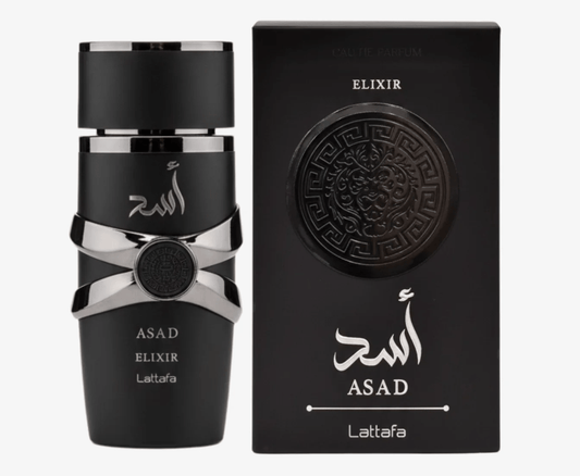 LATTAFA ASAD ELIXIR PERFUME BLACK 100ML - SmellsPlus