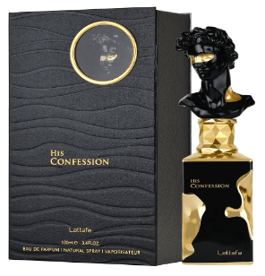 LATTAFA HIS CONFESSION 100ML BLACK PERFUME MEN - SmellsPlus