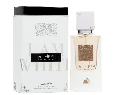 LATTAFA "I AM WHITE" ANA ABIYEDH 60ML PERFUME - SmellsPlus