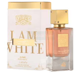 LATTAFA I AM WHITE ANA ABIYEDH POUDREE PERFUME 60ML - SmellsPlus