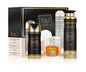 LATTAFA KHAMRAH BLACK GIFT SET SPRAYS + PERFUME 3CT - SmellsPlus