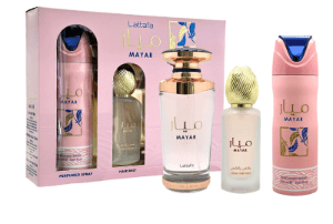 LATTAFA MAYAR PINK GIFT SET SPRAYS + PERFUME 3CT - SmellsPlus
