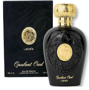 LATTAFA OPULENT OUD PERFUME 100ML BLACK - SmellsPlus