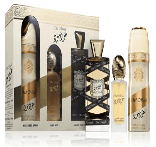 LATTAFA OUD MOOD GIFT SET SPRAYS + PERFUME 3CT - SmellsPlus