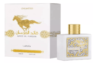 LATTAFA QAED AL FURSAN UNLIMITED WHITE 90ml PERFUME - SmellsPlus