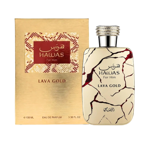 Rasasi Hawas For Him Lava Gold 100ml Perfume