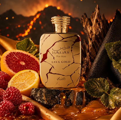 Rasasi Hawas For Him Lava Gold 100ml Perfume