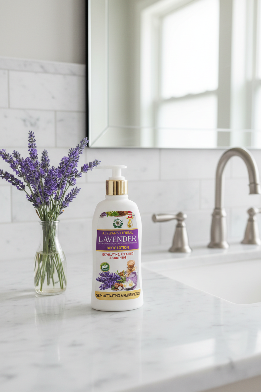 AL-RIYAN HERBAL BODY LOTION 16oz | LAVENDER