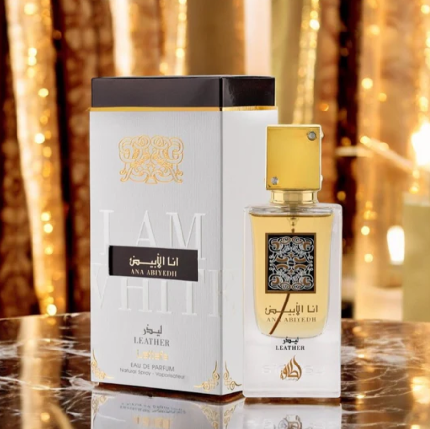 Lattafa I Am White Ana Abiyedh Leather 60ml Perfume