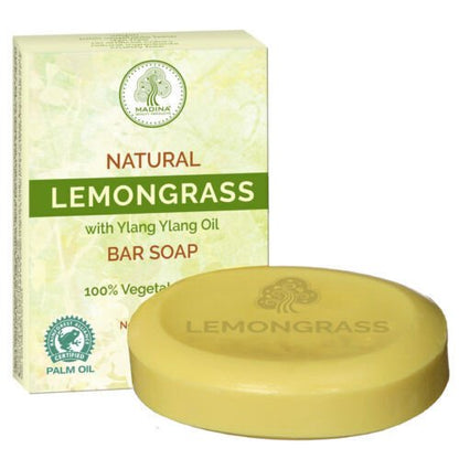 Madina Natural Lemongrass Soap Bar 1ct