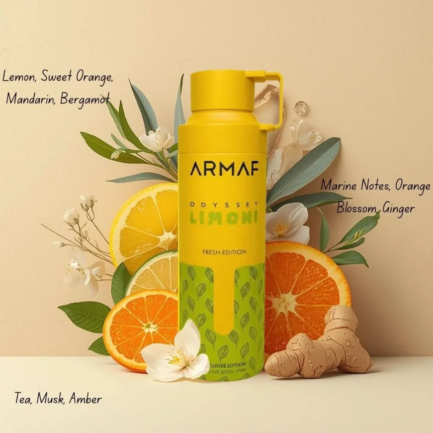 Armaf Odyssey Limoni Body Spray 200ml