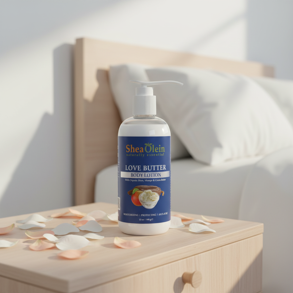 SHEA OLEIN BODY LOTION 12oz | LOVE BUTTER