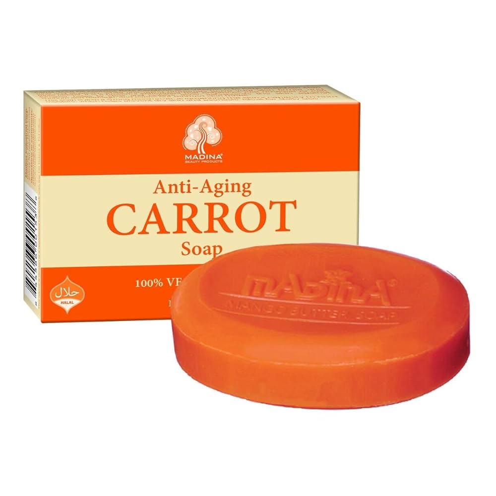 MADINA ANTI AGING CARROT SOAP BARS 6CT - SmellsPlus