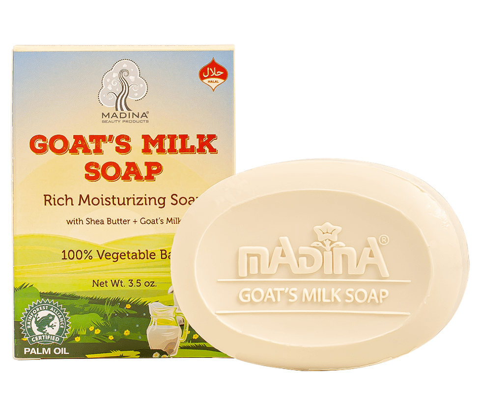 MADINA GOAT'S MILK SOAP BARS 6CT - SmellsPlusMADINA GOAT'S MILK SOAP BARS 6CT