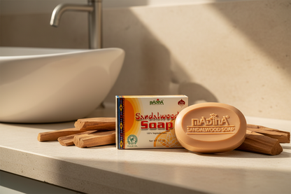 MADINA SANDALWOOD SOAP BARS 6CT - SmellsPlus