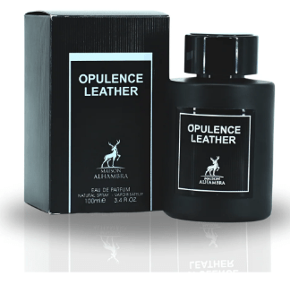 MAISON ALHAMBRA OPULENCE LEATHER BLACK 100ML PERFUME - SmellsPlus