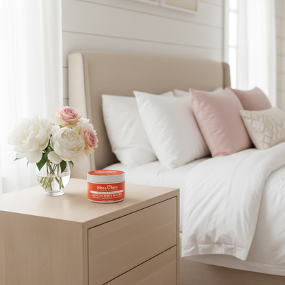 SHEA OLEIN LUXURY BODY BUTTER 12oz | MANGO & ARGAN OIL