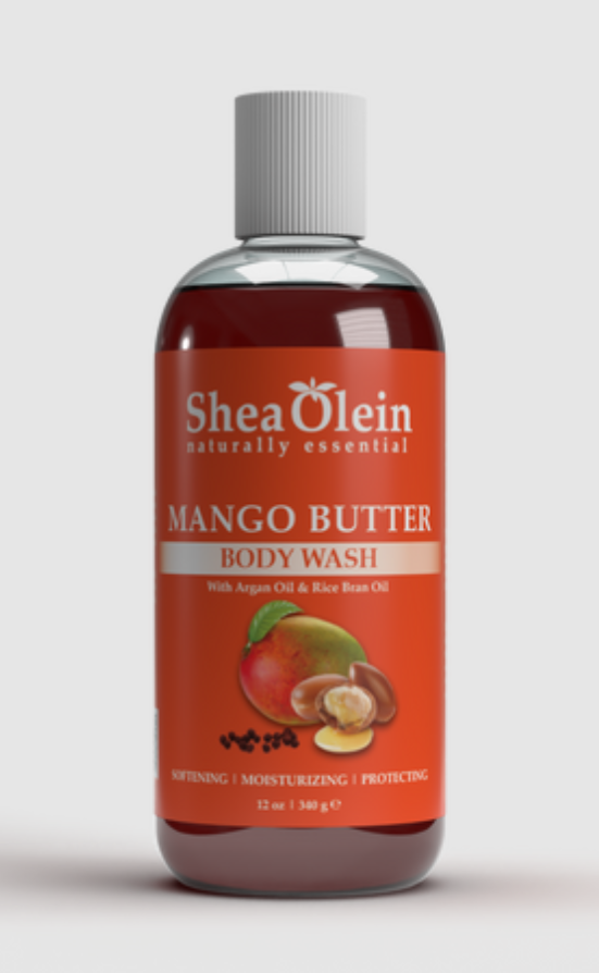 SHEA OLEIN BODY WASH 12oz BOTTLE | MANGO BUTTER