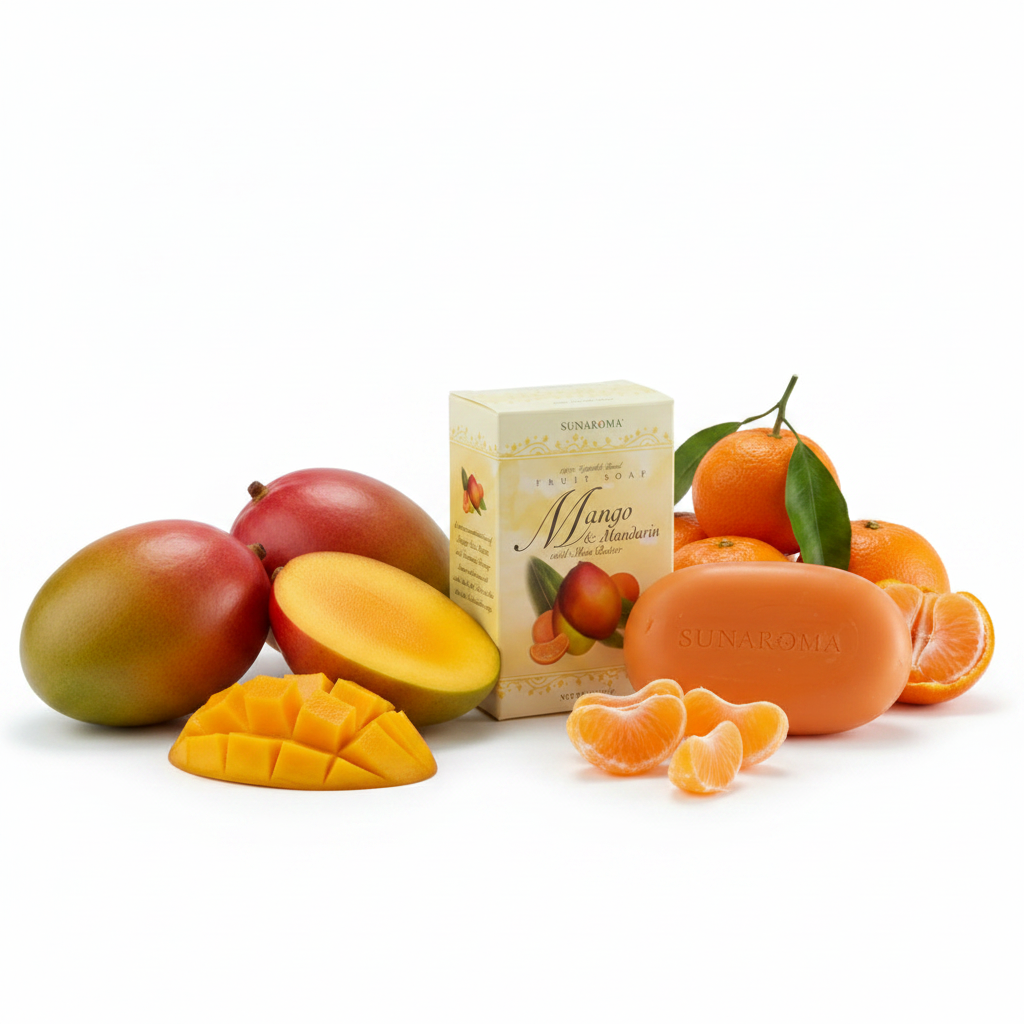 Sunaroma Mango & Mandarin With Shea Butter Soap Bar Single
