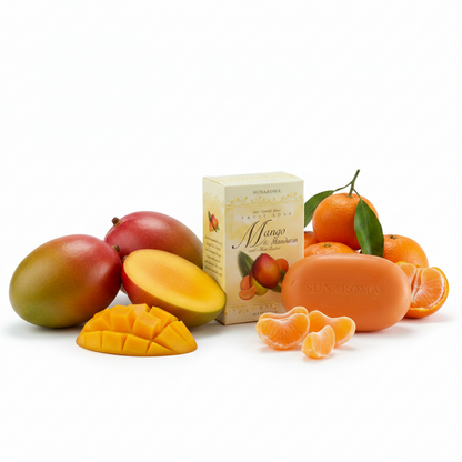 Sunaroma Mango & Mandarin With Shea Butter Soap Bar Single