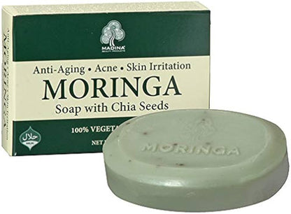 Madina Moringa With Chia Seeds Soap Bar 1ct