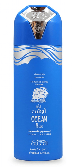 Nabeel Perfumed Spray 200ml Ocean Blue - SmellsPlus