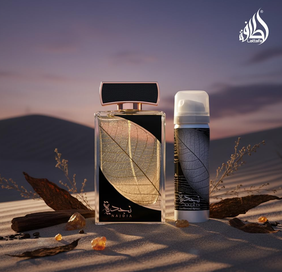 Lattafa Najdia 100ml Perfume + Spray
