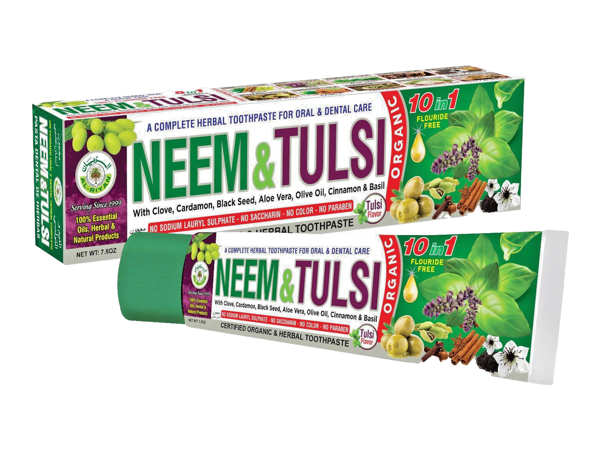 Al-Riyan Neem & Tulsi 5 in 1 Herbal toothpaste 1ct Single