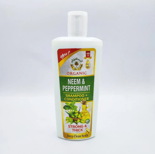 AL-RIYAN Organic Neem & Peppermint Shampoo + Conditioner 13oz