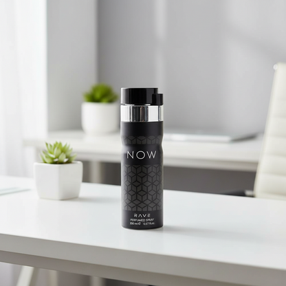 Rave NOW BLACK Perfumed Body Spray 200ml 1ct