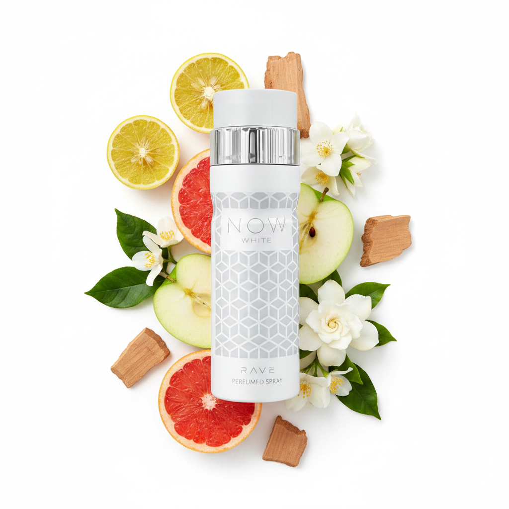 Rave NOW WHITE Perfumed Body Spray 200ml 1ct