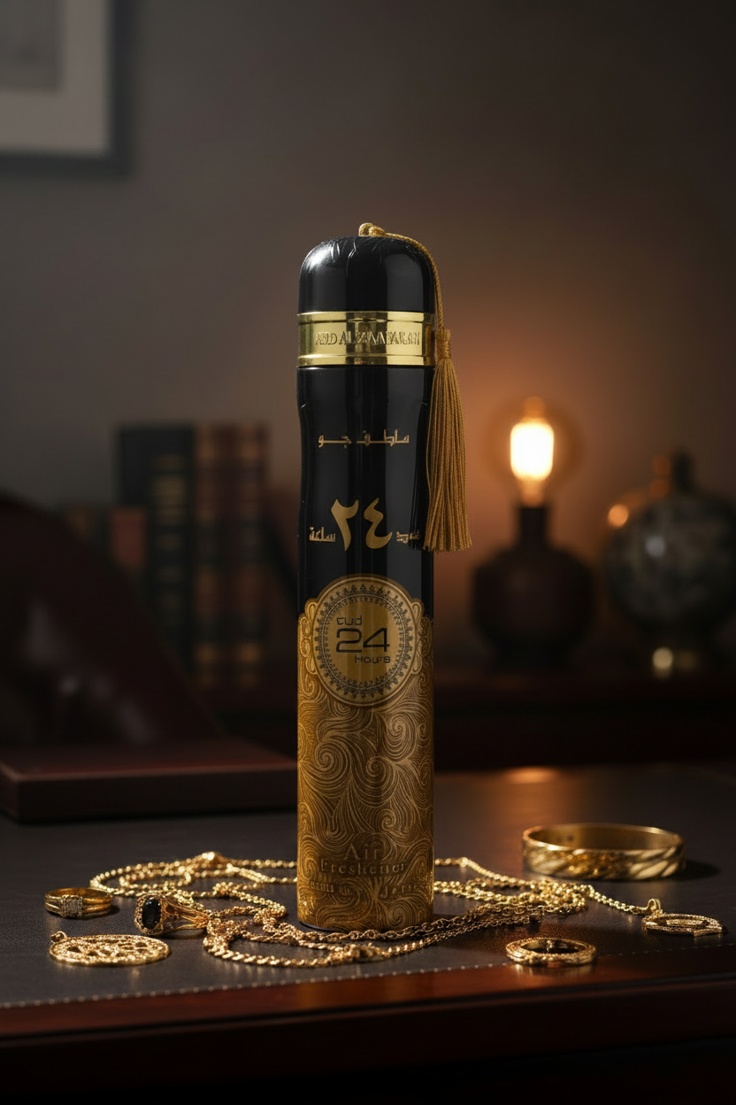 Ard Al Zaafaran Air Freshener 300ml 1ct Single Oud 24 Hours Gold