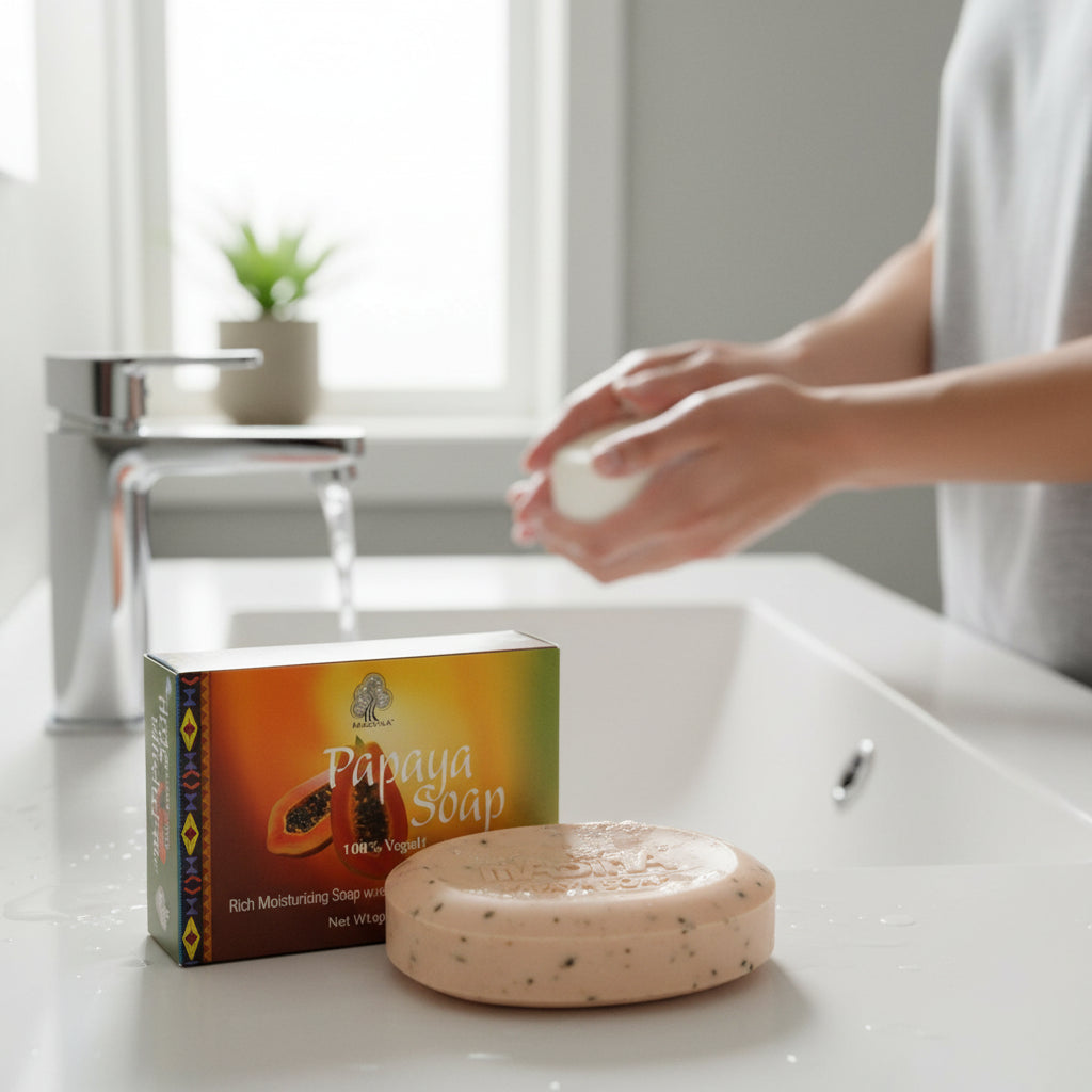 Madina Papaya Soap Bar 1ct