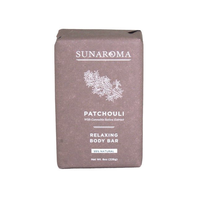 Sunaroma Relaxing Soap Bar Single 8oz PATCHOULI
