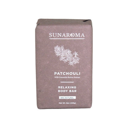 Sunaroma Relaxing Soap Bar Single 8oz PATCHOULI