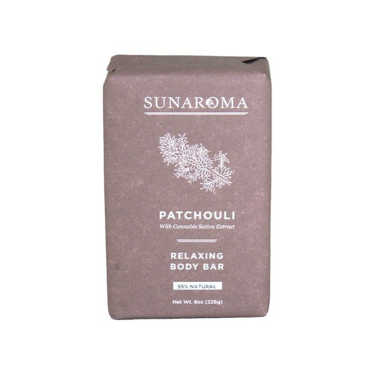 Sunaroma Relaxing Soap Bar Single 8oz PATCHOULI