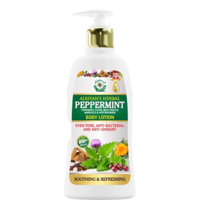 AL-RIYAN HERBAL BODY LOTION 16oz | PEPPERMINT